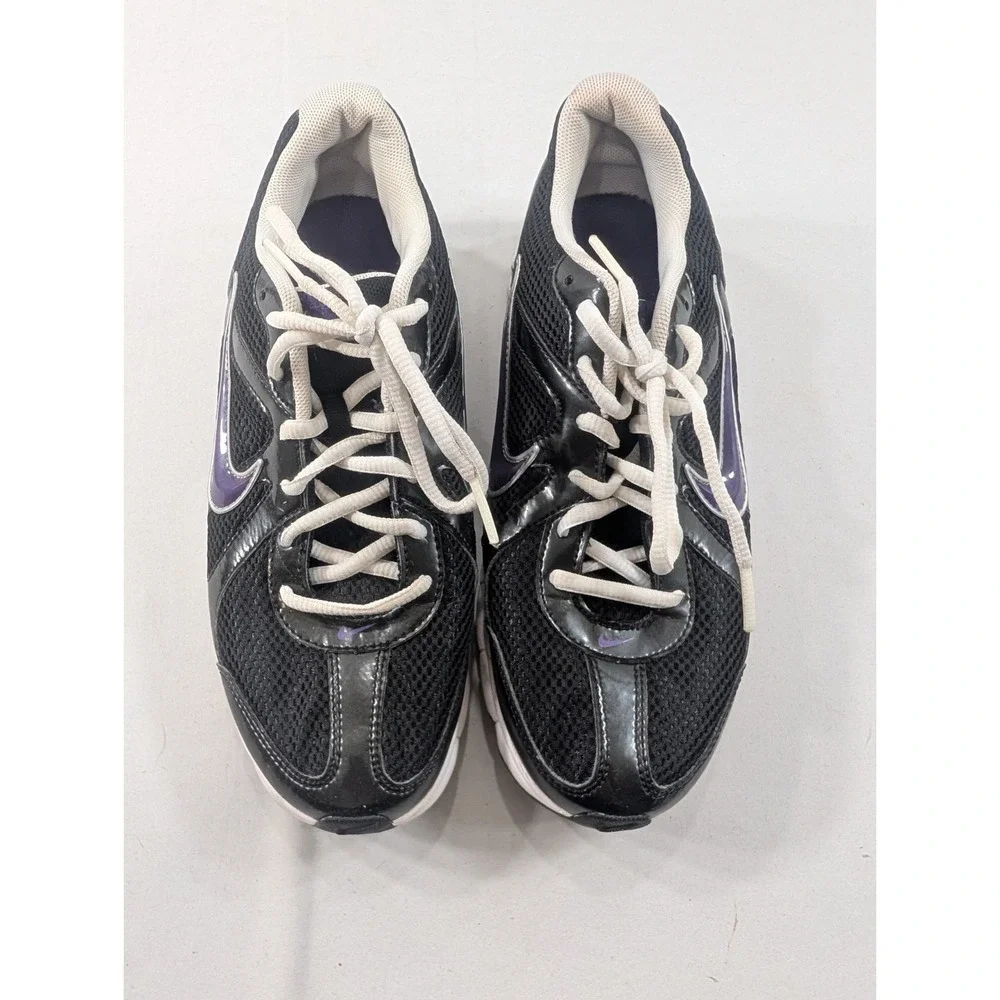 Nike Womens Air Track Star 3 398544-011 US 9 Black.Purple Excellent